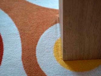 Kantoorontwerp detail karpet kleur